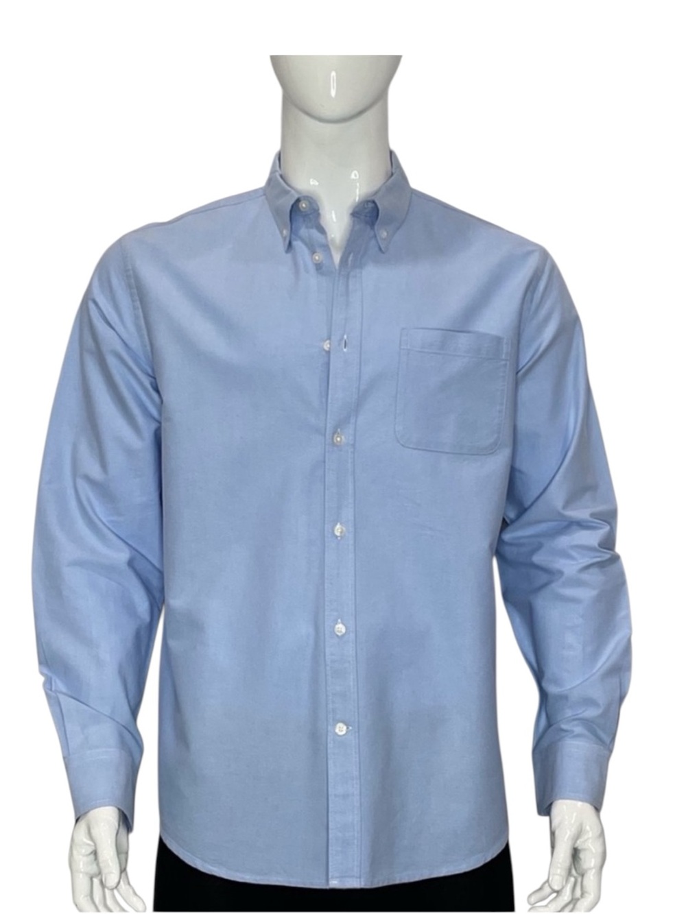 Dockers Light Blue Oxford Button Down Long Sleeve Shirt